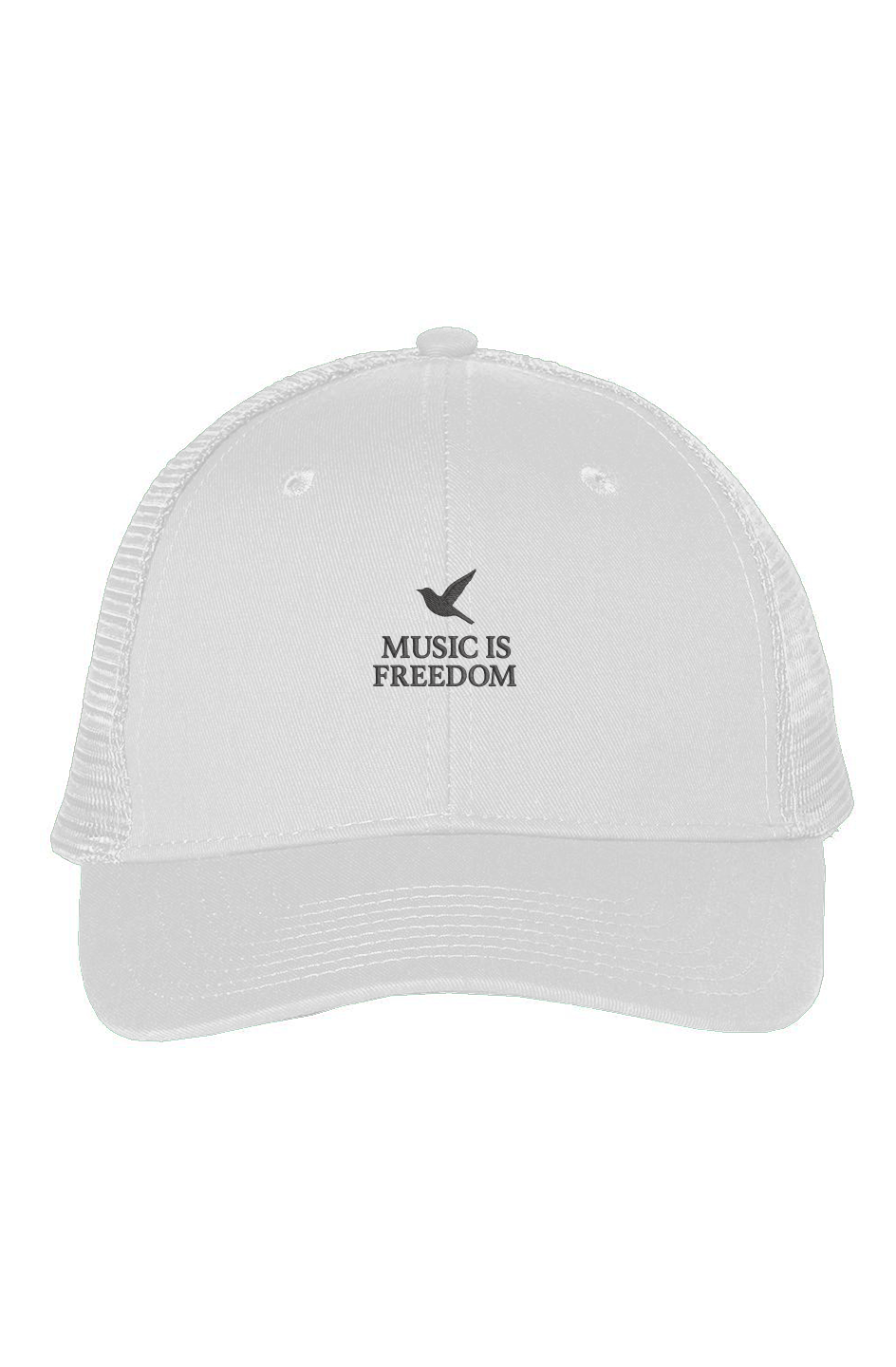 Mesh-Back Twill Trucker Cap