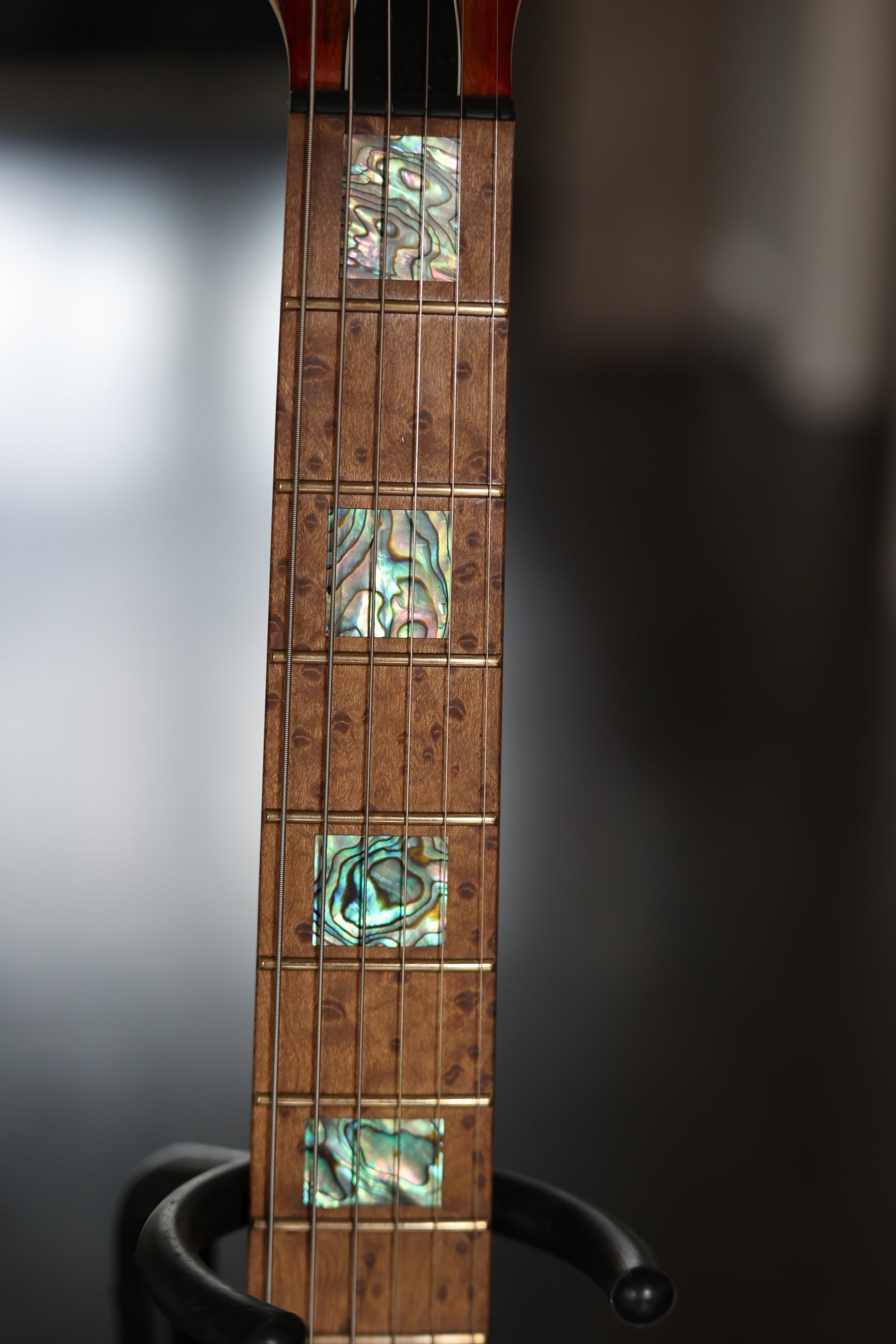 Custom Kiesel C6H Crescent – Spalted Maple Top, Abalone Inlays, Gold Hardware (2021)